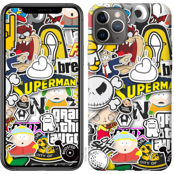 

Чехол на iPhone 11 Pro Popular logos (04798)