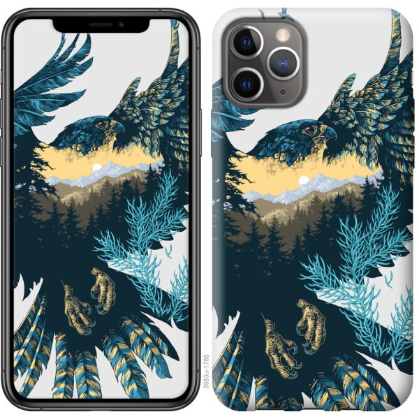 

Чехол на iPhone 11 Pro Арт-орел на фоне природы (04798)
