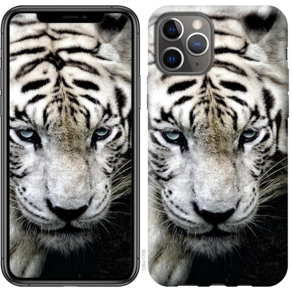 

Чехол на iPhone 11 Pro Грустный белый тигр (04798)