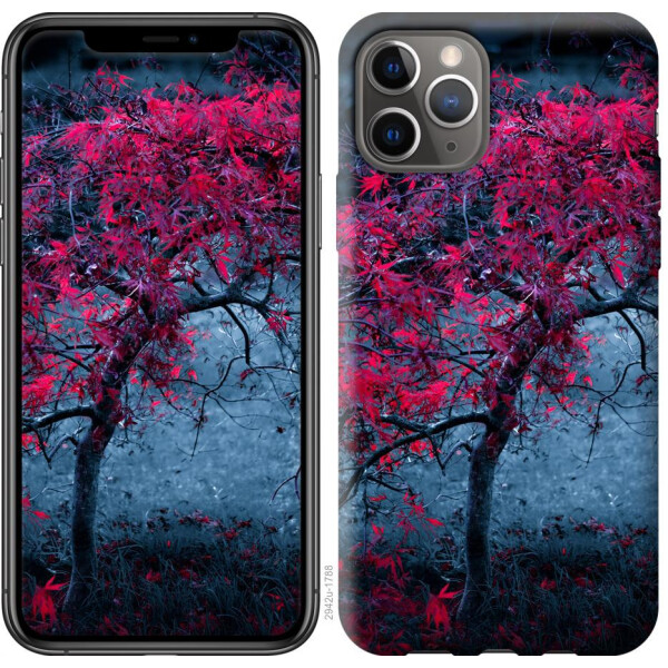 

Чехол на iPhone 11 Pro Дерево с яркими листьями (04798)