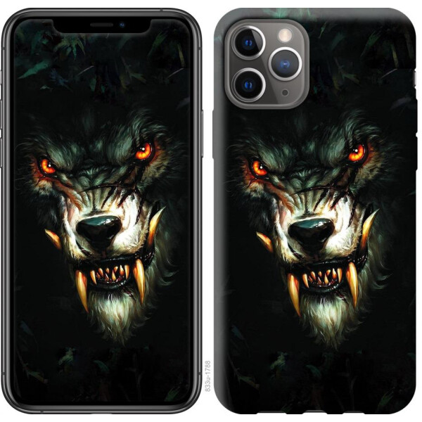 

Чехол на iPhone 11 Pro Дьявольский волк (04798)