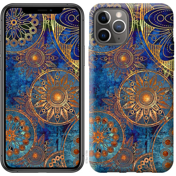 

Чехол на iPhone 11 Pro Золотой узор (04798)