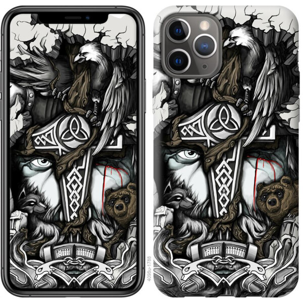

Чехол на iPhone 11 Pro Тату Викинг (04798)