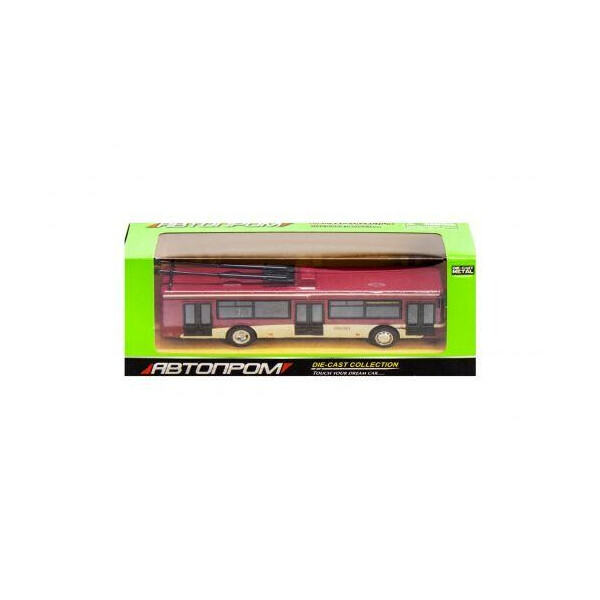 

Троллейбус Автопром, красный 6407D