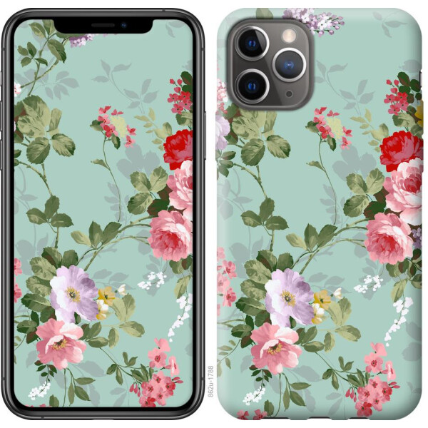

Чехол на iPhone 11 Pro Цветочные обои 2 (04798)