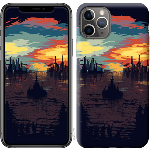 

Чехол на iPhone 11 Pro Череп-абстракция (04798)