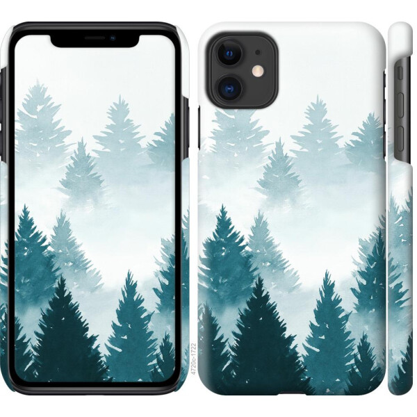 

Чехол на iPhone 11 Акварельные Елки (04798)