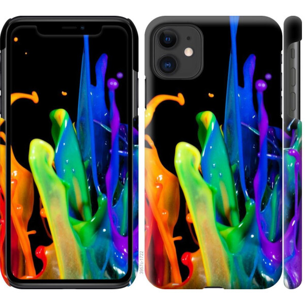 

Чехол на iPhone 11 брызги краски (04798)