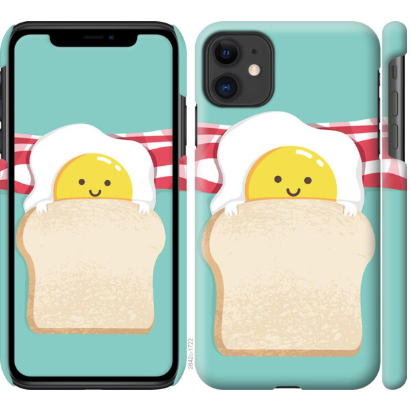 

Чехол на iPhone 11 Веселая глазунья (04798)
