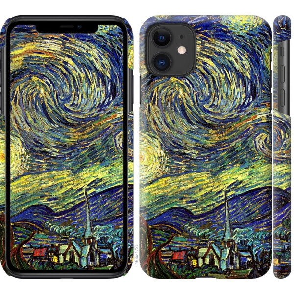 

Чехол на iPhone 11 Винсент Ван Гог. Звёздная ночь (04798)