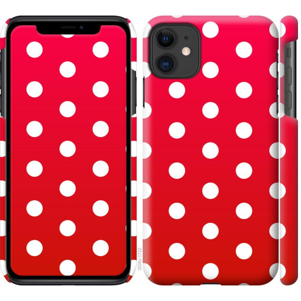 

Чехол на iPhone 11 Градиент, Горошек (04798)