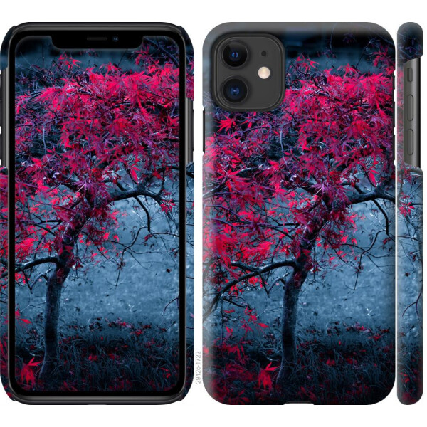 

Чехол на iPhone 11 Дерево с яркими листьями (04798)