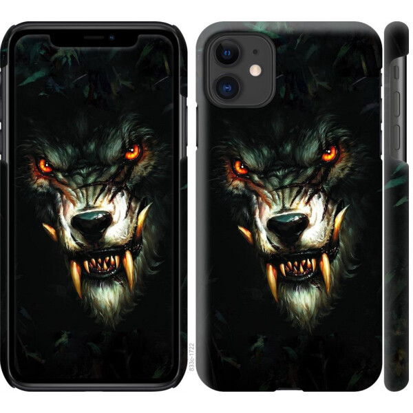 

Чехол на iPhone 11 Дьявольский волк (04798)