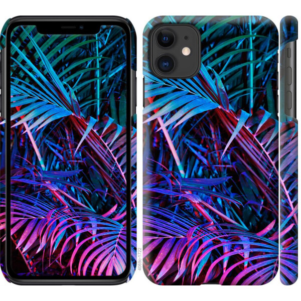 

Чехол на iPhone 11 Папоротник под ультрафиолетом (04798)