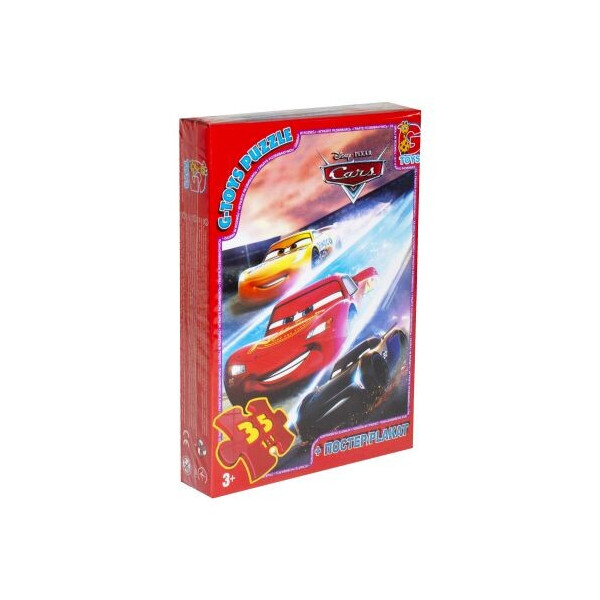 

Пазл G-toys Тачки 35 элементов (56422)
