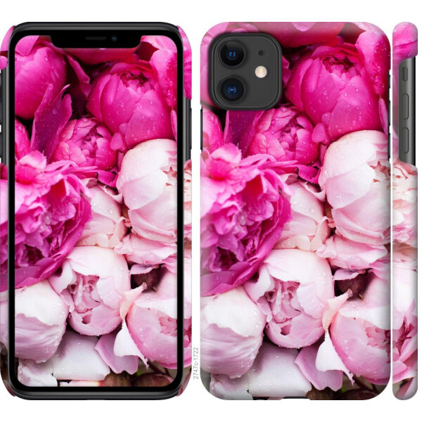 

Чехол на iPhone 11 Розовые пионы (04798)