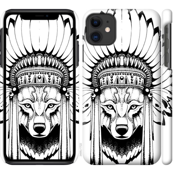 

Чехол на iPhone 11 Тотем волка (04798)