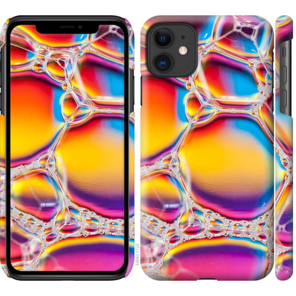 

Чехол на iPhone 11 Цветные пузыри (04798)