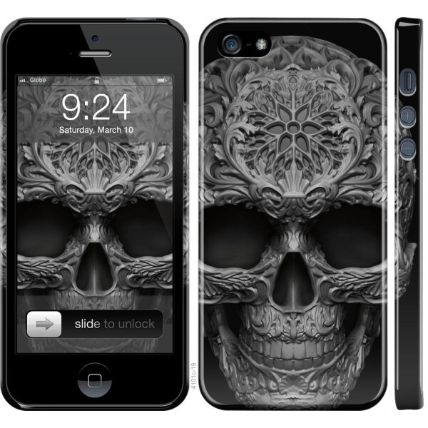 

Чехол на iPhone 5 skull-ornament (04798)
