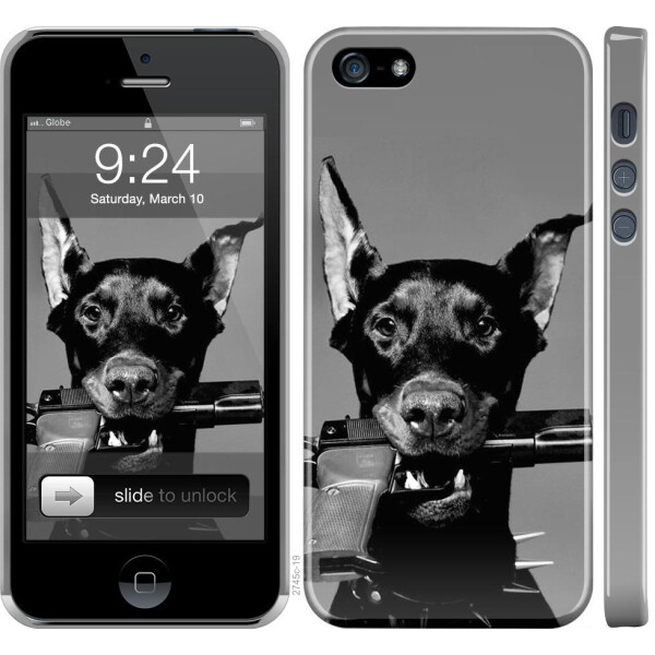 

Чехол на iPhone 5s Доберман (04798)