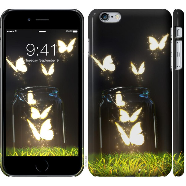 

Чехол на iPhone 6 Plus Светящиеся бабочки (04798)