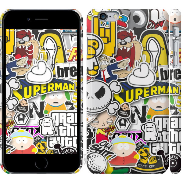 

Чехол на iPhone 6s Plus Popular logos (04798)