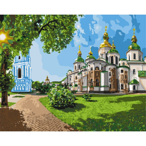 

Картина по номерам Идейка Городской пейзаж София Киевская40x50см КНО2831