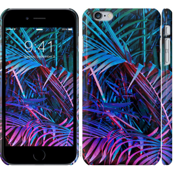 

Чехол на iPhone 6s Plus Папоротник под ультрафиолетом (04798)