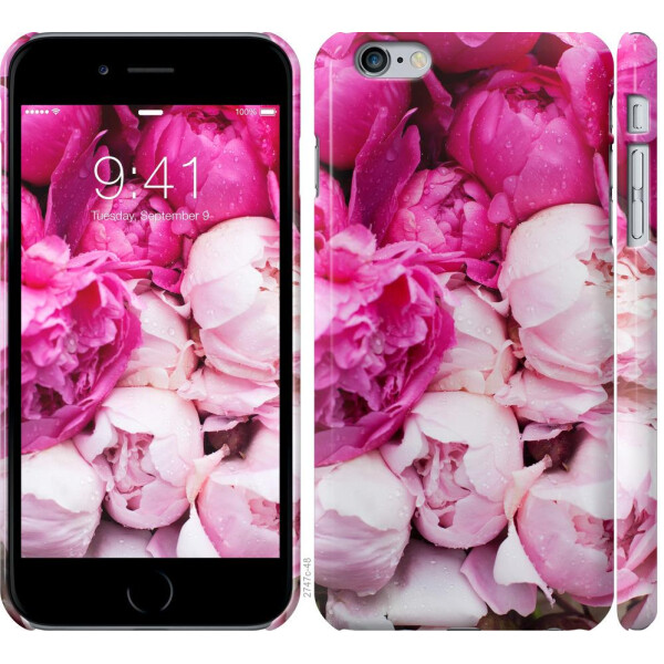 

Чехол на iPhone 6s Plus Розовые пионы (04798)