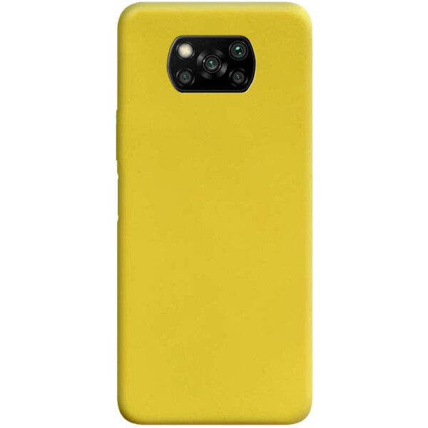 

Силиконовый чехол Candy для Xiaomi Poco X3 NFC Желтый (is_00000039769_7)