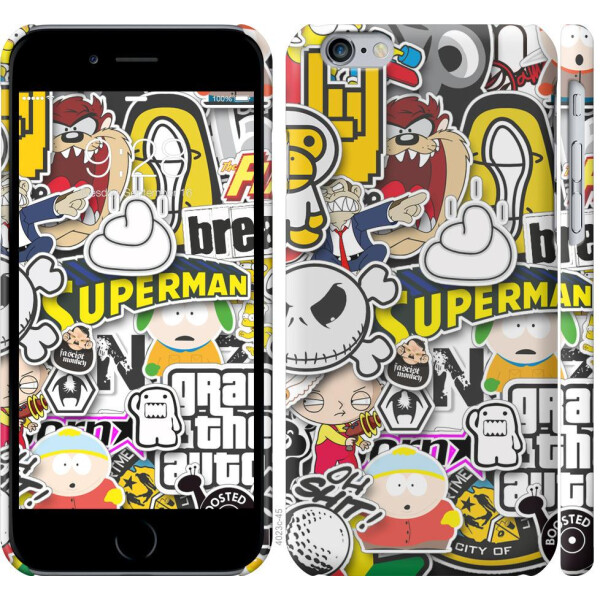 

Чехол на iPhone 6s Popular logos (04798)
