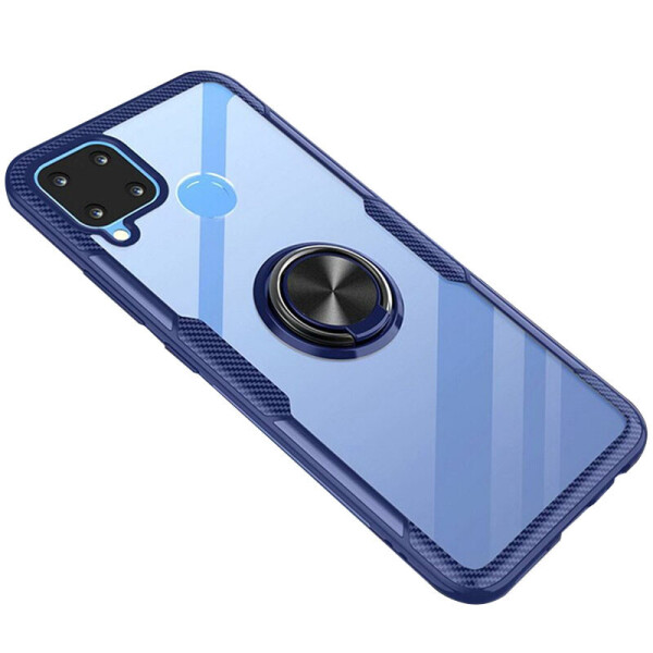 

TPU+PC чехол Deen CrystalRing for Magnet (opp) для Realme C15 / C12 Бесцветный / Синий (is_00000039755_3)