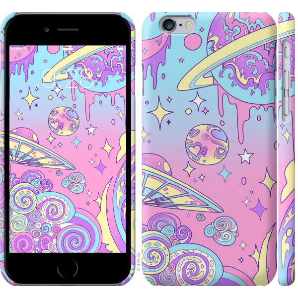 

Чехол на iPhone 6s Розовая галактика (04798)