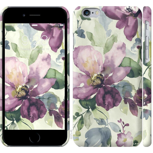 

Чехол на iPhone 6s Цветы акварелью (04798)