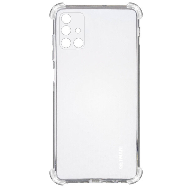 

TPU чехол GETMAN Ease logo усиленные углы для Samsung Galaxy M51 Прозрачный / Transparent (is_00000039607_1)