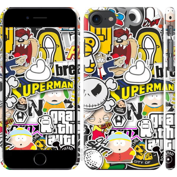 

Чехол на iPhone 7 Popular logos (04798)