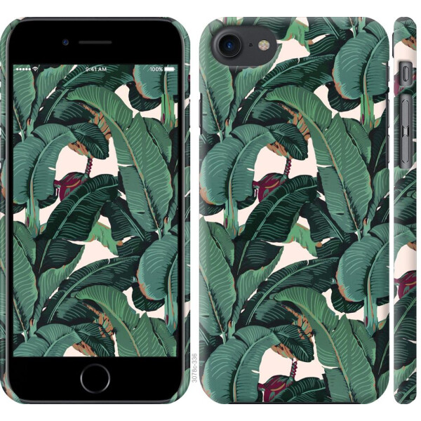 

Чехол на iPhone 7 Банановые листья (04798)