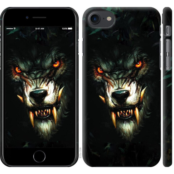 

Чехол на iPhone 7 Дьявольский волк (04798)