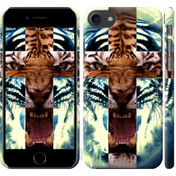 

Чехол на iPhone 7 Злой тигр (04798)