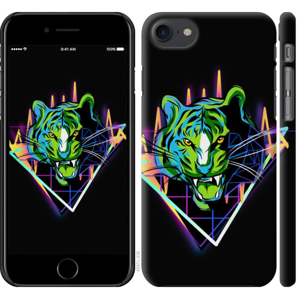 

Чехол на iPhone 7 Неоновый тигр (04798)