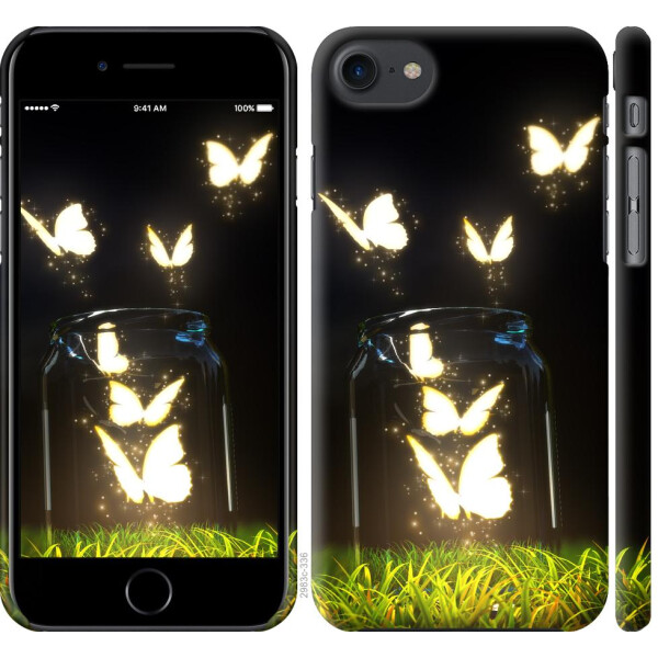 

Чехол на iPhone 7 Светящиеся бабочки (04798)