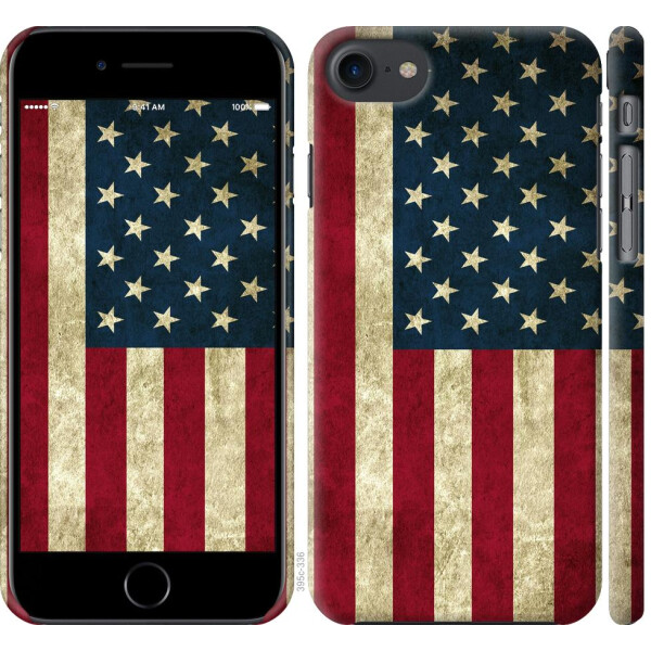 

Чехол на iPhone 7 Флаг США (04798)