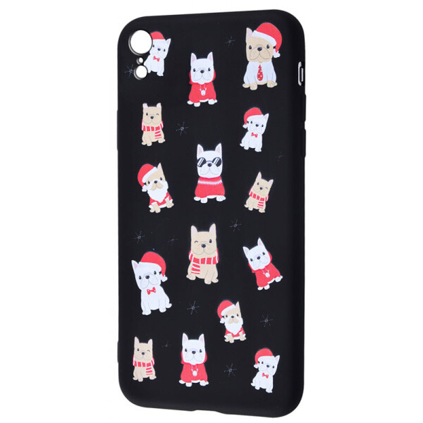 

TPU чехол WAVE Fancy для Apple iPhone XR (6.1") Dogs / Black (is_00000039301_10)