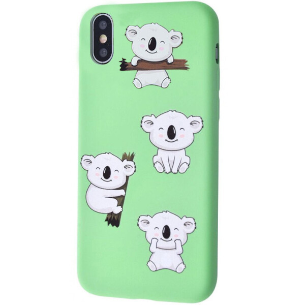 

TPU чехол WAVE Fancy для Apple iPhone XS Max (6.5") Koala / Mint gum (is_00000039241_5)