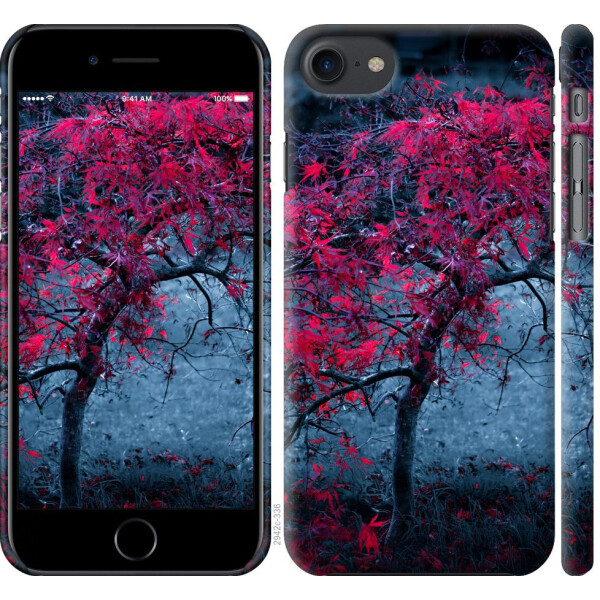 

Чехол на iPhone 8 Дерево с яркими листьями (04798)