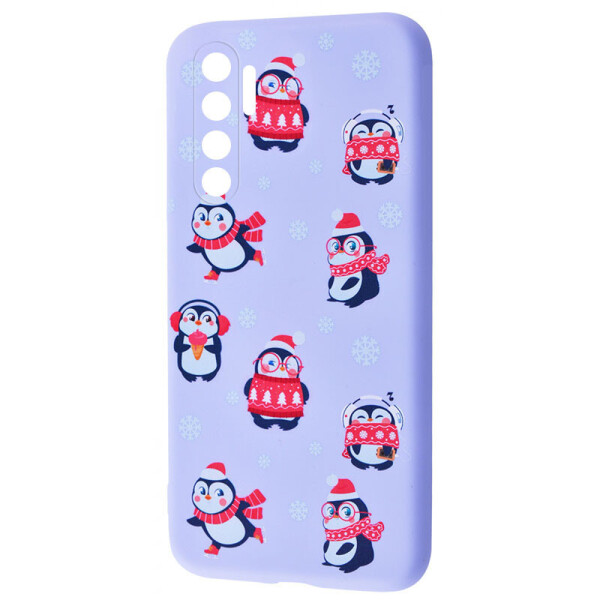 

TPU чехол WAVE Fancy для Xiaomi Mi Note 10 Lite Penguins / Light purple (is_00000039112_20)