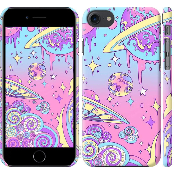

Чехол на iPhone 8 Розовая галактика (04798)