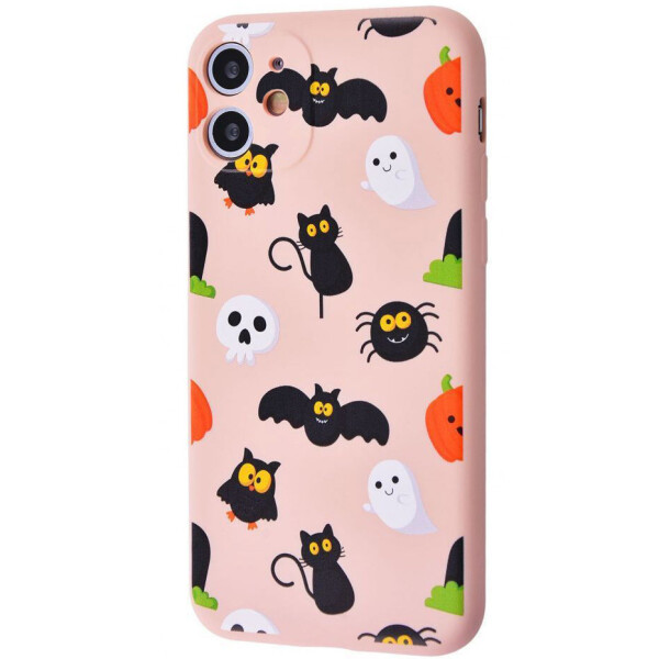 

TPU чехол WAVE Fancy для Apple iPhone 11 (6.1") Black cats / Pink sand (is_00000039021_17)
