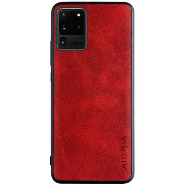 

Кожаный чехол AIORIA Vintage для Samsung Galaxy S20 Ultra Красный (is_00000038965_2)