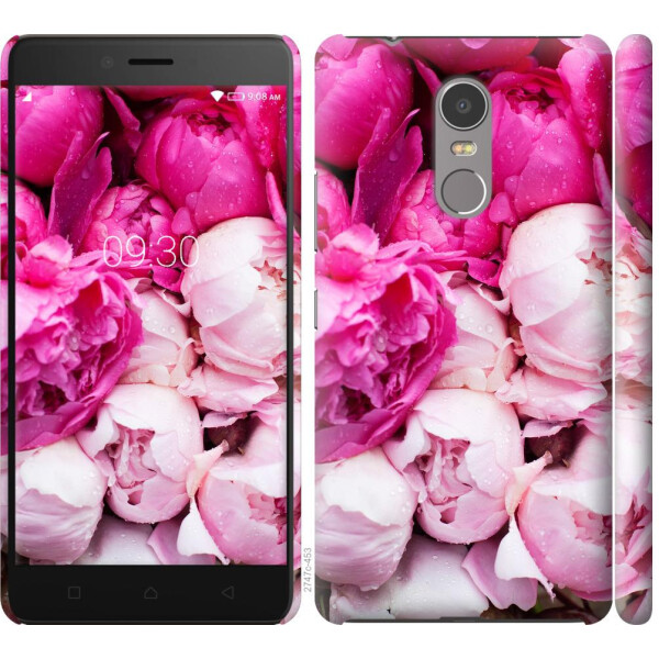 

Чехол на Lenovo K6 Note Розовые пионы (04798)